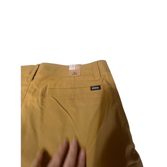 PrAna Mens Standard Fit Shorts 36 Waist Khaki NWT - Picture 5 of 5